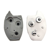 3 Buttons Key Shell Rubber Pad for Citroen - 5 pcs
