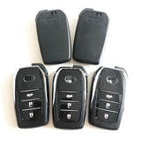3 Buttons Key Shell for Toyota - Pack of 5