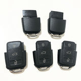 3 Buttons Key Shell for VW - Pack of 5