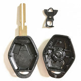 3 Buttons Key Shell with HU58 Blade for BMW - 5 pcs