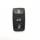 3 Buttons Remote Key Rubber Pad for VW Skoda Octavia Seat Leon GTI Passat - 10 pcs