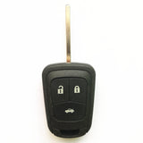 3 Buttons Remote Key Shell Non Flip for Chevrolet (5pcs)