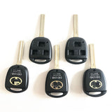 3 Buttons Remote Key Shell TOY48 Short for Toyota - Pack of 5