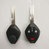 3 Buttons Remote Key Shell for Mitsubishi Endeavor - Pack of 5