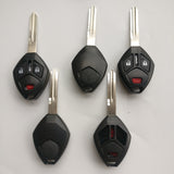 3 Buttons Remote Key Shell for Mitsubishi Endeavor - Pack of 5