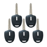 3 Buttons Remote Key Shell for Mitsubishi Lancer - Pack of 5