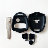 3 Buttons Remote Key Shell for Mitsubishi Pajero - Pack of 5