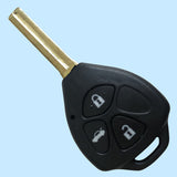 3 Buttons Remote Key Shell for Toyota - Pack of 5