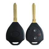 3 Buttons Remote Key Shell for Toyota - Pack of 5