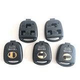 3 Buttons Remote Key Shell for Toyota Land Cruiser YARIS CAMRY RAV4 Corolla PRADO - 5 pcs