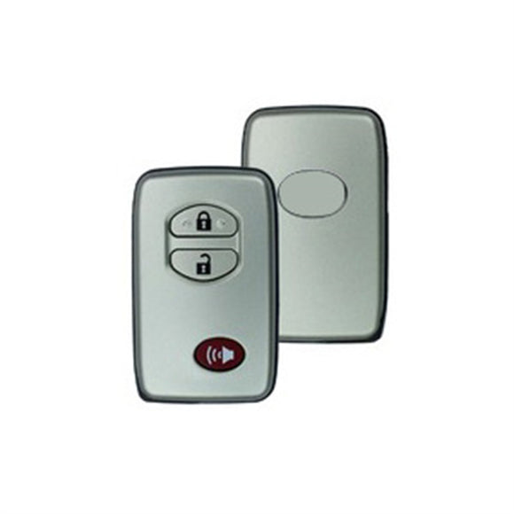 3 Buttons Smart Key Shell for Toyota - Pack of 5