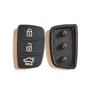 3 Buttons Remote Rubber for Hyundai 10 pcs