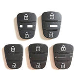 3 Buttons Rubber Pad for Hyundai - 5 pcs