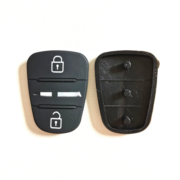 3 Buttons Rubber Pad for Hyundai - 5pcs