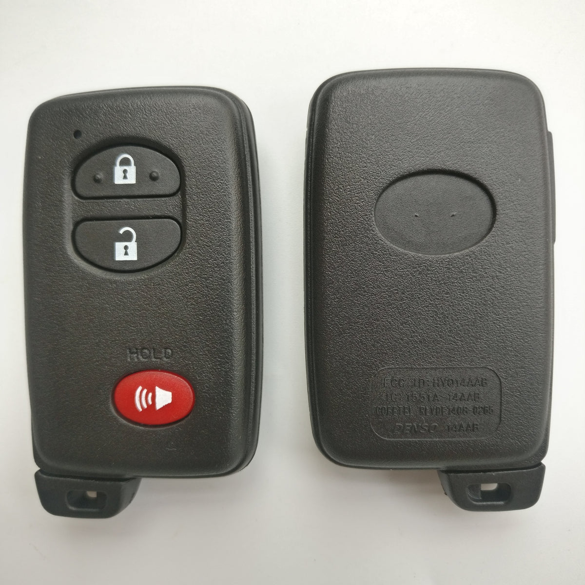 3 Buttons Smart Key Remote Shell Black for Toyota - Pack of 5 – autoecupart