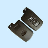 3 Buttons Smart Key Shell for Toyota - 5 pcs