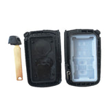 3 Buttons Smart Key Shell for Toyota - 5 pcs