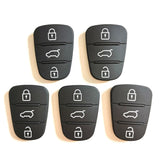 3 button Remote Keys Rubber Button Pad for Hyundai I30 10 pcs