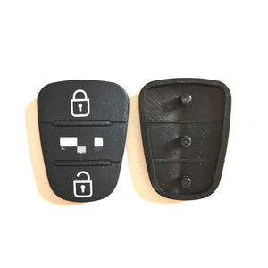 3 button Remote Keys Rubber Button Pad for Kia Rio 10 pcs