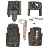 3 buttons Folding Key Cover Remote Case Fob for Ford without logo - 5pcs