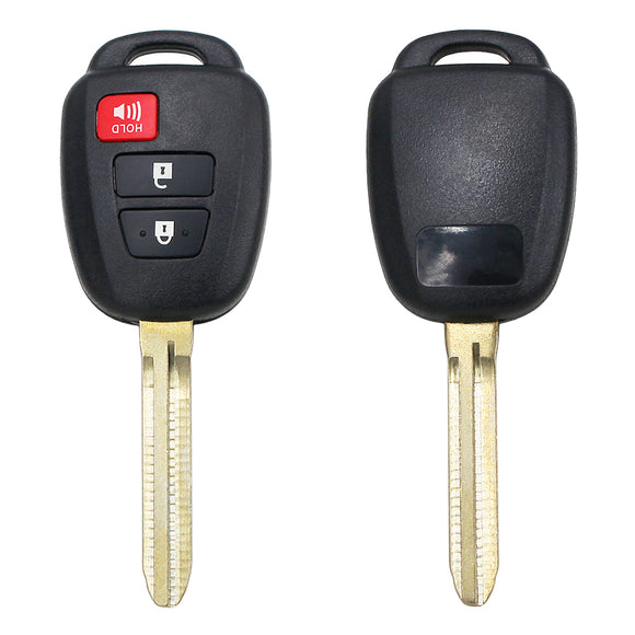 3btn Remote Car Key 314.4MHz For Toyota Prius C Prius V RAV4 2013-2017 with G H CHIP HYQ12BDM