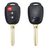 3btn Remote Car Key 314.4MHz For Toyota Prius C Prius V RAV4 2013-2017 with G H CHIP HYQ12BDM
