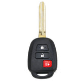 3btn Remote Car Key 314.4MHz For Toyota Prius C Prius V RAV4 2013-2017 with G H CHIP HYQ12BDM