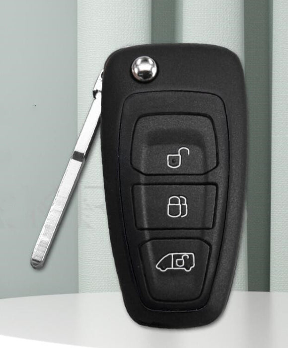 3btn Remote Flip Key fob 433.92MHz For Ford Transit Custom 2012 2013 2014 2015 2016 No Blade with 63+ chip BK2T-15K601-AA/AB/AC