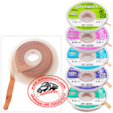 5PCS 5ft /1.5M Copper Desoldering Braid Solder Remover Wick Cable Repair Tool 1.5mm, 2.0mm, 2.5mm, 3.0mm, 3.5mm