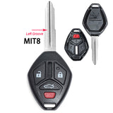 4 Button Remote Key Shell Case for Mitsubishi Lancer Outlander Endeavor Galant