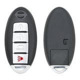 4 Button Smart Key 433MHz PCF7953XTT chip for Nissan Teana