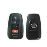 4 Button Smart Key Shell Case for Toyota AVALON 2018- fit for Lonsdor K518 KH100 PCB Control