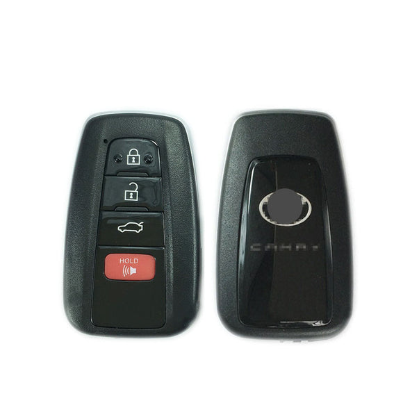 4 Button Smart Key Shell Case for Toyota CRMRY 2018- fit for Lonsdor K518 KH100 PCB Control (No words: D14FDM-01)
