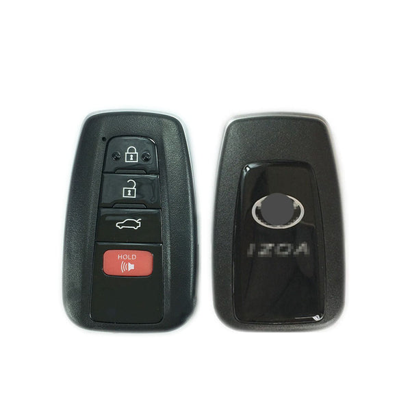 4 Button Smart Key Shell Case for Toyota IZOA 2018- fit for Lonsdor K518 KH100 PCB Control (No words: D14FDM-01）