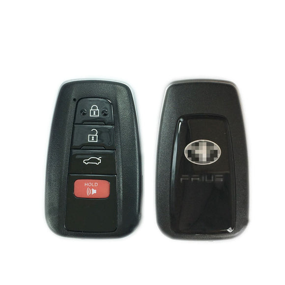 4 Button Smart Key Shell Case for Toyota RAV4 2018- fit for Lonsdor K518 KH100 PCB Control (No words: D14FDM-01)