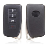 4 Button Smart Key Shell Keyless Fob Case For LEXUS ES350 GS300 GS350 IS250 ES250 NX200