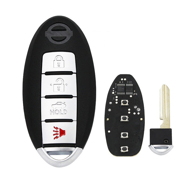 4 Button Smart Remote Key 315MHz ID46 Chip for Nissan Teana 2005-2008