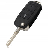 (433Mhz) 7E0837202BD MQB Megamos AES Chip Flip Remote Key for VW Amarok Transporter T6 2 Button