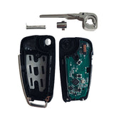 434MHz Flip Remote Key for Audi A1 Q3 with 48 Chip Onboard - 8X0 837 220