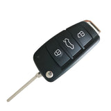 434 MHz Flip Smart Proximity Key for Audi A1 Q3 with 48 Chip Onboard - 8X0 837 220D