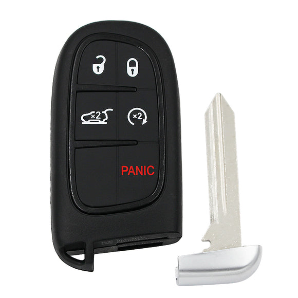 4+1 5btn Smart Remote Car Key for JEEP Cherokee 2014 2015 2016 2017 Keyless Entry 433MHz PCF7953M 4A CHIP GQ4-54T chip No Mark