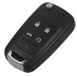 4+1 Buttons 315 MHz Flip Proximity Key for Chevrolet