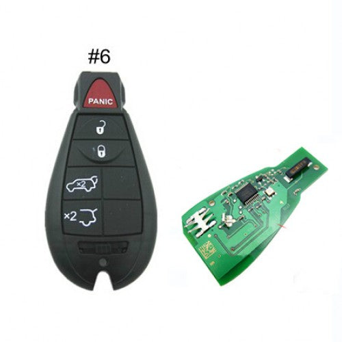 4+1 Buttons 433MHz Remote key for Chrysler Dodge Jeep #6 FCCID: M3N5WY783X
