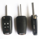 4+1 Buttons 434 MHz Flip Proximity Smart Key for Chevrolet - Keyless Go