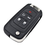 4 Button Flip Remote Car Key 315Mhz 433MHZ For Chevrolet Impala Malibu Camaro Cruze 2010-2017 with PCF7941 chip OHT01060512