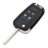 4 Button Flip Remote Car Key 315Mhz 433MHZ For Chevrolet Impala Malibu Camaro Cruze 2010-2017 with PCF7941 chip OHT01060512