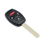 4 Button Remote Car Key 313.8MHz Fob for Honda Accord Civic EX SI Hybrid with PCF7961 Chip MLBHLIK-1T N5F-S0084A No Mark