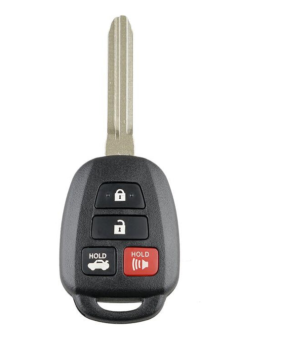 4 Button Remote Car Key 314.4Mhz For Toyota Camry Corolla 2012 - 2017 with G H Chip HYQ12BDM HYQ12BEL No Mark