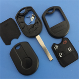 4 Button Remote Key Shell for Ford Fiesta 5 pcs