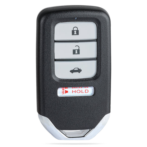 DIYKEY 313.8Mhz ID47 Chip 4 Button for Honda City 2015-2016 Smart Remote Key NCF2952X HITAG 3 47 72147-T9A-X01 A2C80085300